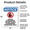 Signmission Equine Quarantine, 12 in W x Rectangle, Plastic OS-2PACK-NS-P-1218-V-15639 - alternate 6